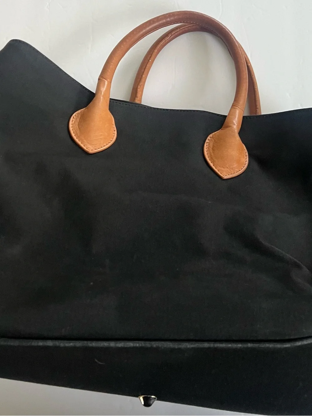 Mark&Graham Canvas and Leather Trim Elisabetta Satchel